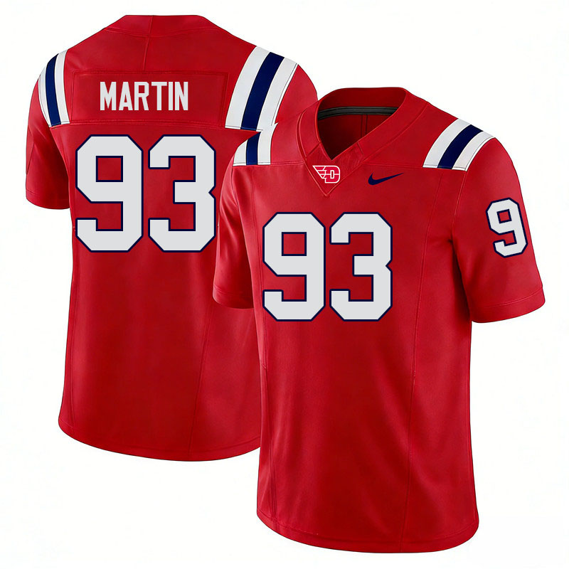 Dayton Flyers #93 Brandon Martin College Football Jerseys,Uniforms-Red